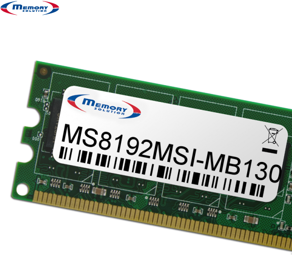 MEMORYSOLUTION MSI MS8192MSI-MB130 8GB MS8192MSI-MB130