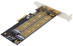 DIGITUS M.2 NGFF/NMVe SSD PCI Express 3.0 (x4) Add-On Karte