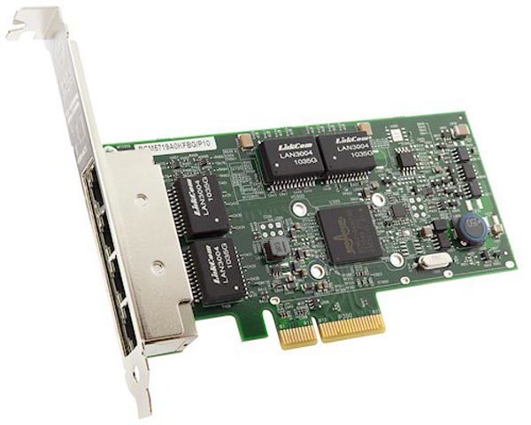 LENOVO LENOVO ThinkSystem Broadcom NetXtreme PCIe 1Gb 4-Port RJ45 Ethernet Adapter