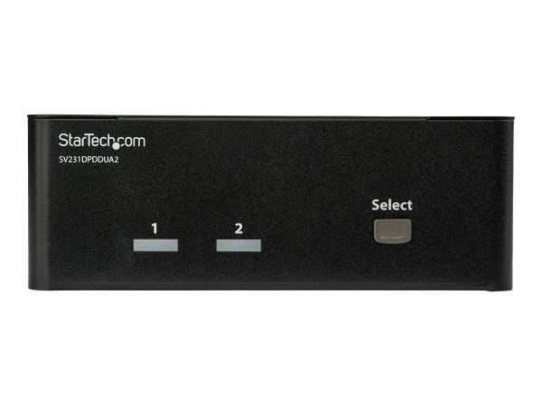 STARTECH.COM 2 Port DisplayPort Dual Monitor KVM Switch SV231DPDDUA2
