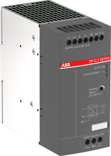 ABB Netzteil CP-C.1 24/10.0 In:100-240VAC/90-300VDC Out:DC 24V/10A 1SVR360663R1001