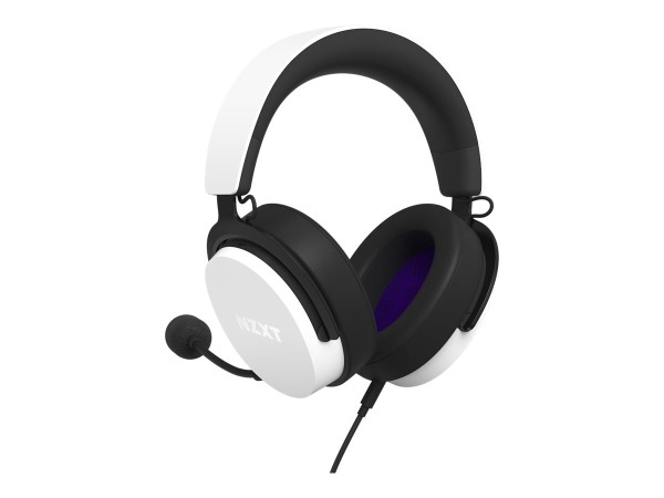 NZXT Wired Closed Back Headset 40mm White V2 AP-WCB40-W2 AP-WCB40-W2