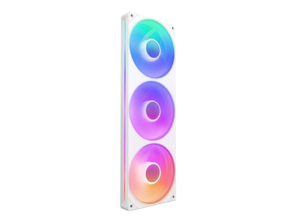 NZXT F360 RGB Core (2024) Gehäuselüfter 3x120mm Single-Frame Weiß RF-U36HF-W1