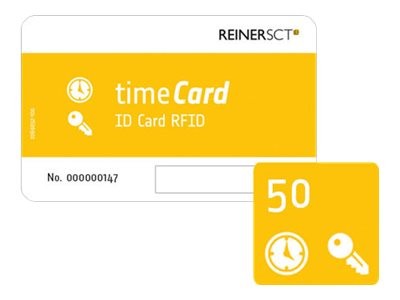 REINER SCT timeCard RFID Chipkarten 50 DES 2749600-379
