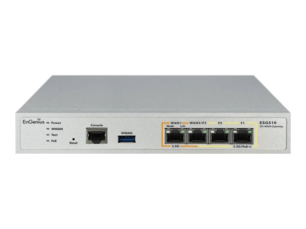 ENGENIUS ENG ESG510 Cloud Managed Security Gateway 2 x GbE LAN & 2 WAN - Ga ESG510