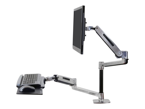 ERGOTRON WorkFit-LX, Sitz-Steh Schreibtisch System LCD bis 42 Zoll max.11kg 45-405-026