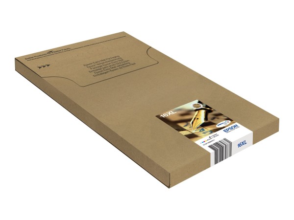 EPSON 16XL Multipack Easy Mail Packaging - 4er-Pack - 32.4 ml - XL - Schwar C13T16364511