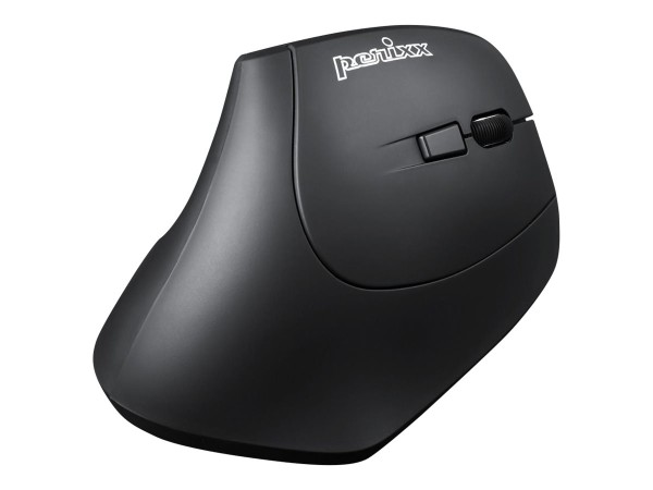 PERIXX PERIMICE-804, ergonomische vertikale Maus, Bluetooth, schnurlos, sch PERIMICE-804