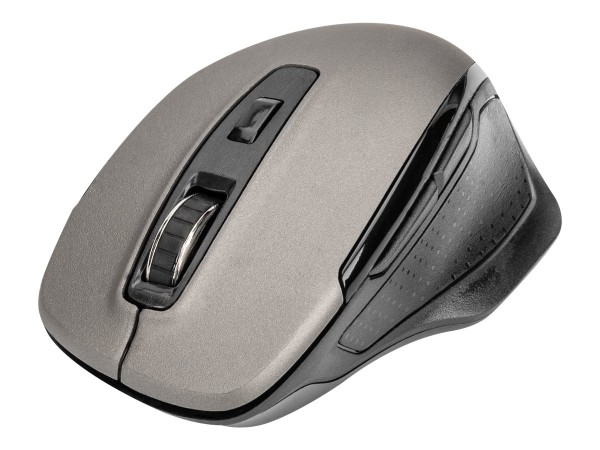 DIGITUS Optische Maus Ergonomic, 6 Tasten, schwarz/grau