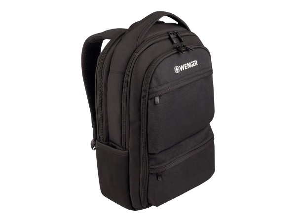WENGER Fuse 15.6"/40 Cm Laptop Backpack, Black, 600630 (600630) 600630
