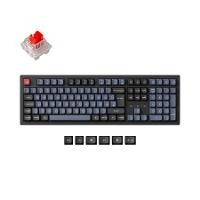 KEYCHRON K10 Pro schwarz/blaugrau, DE-Layout, Keychron K Pro Red, Hot-Swap, K10P-H1P-DE