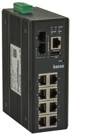 BAROX BAROX Switche für Hutschienenmontage, 1GBit/s, mit Managemen