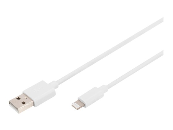 DIGITUS Daten- & Ladekabel, Apple Lightning - USB-A, 2,0 m