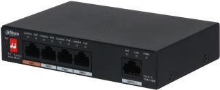 DAHUA DH-PFS3005-4ET-60 5-Port Unmanaged Desktop Switch with 4-Port PoE DAH DH-PFS3005-4ET-60