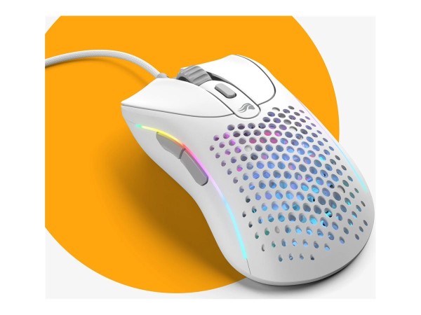 GLORIOUS Model D 2 gaming mouse - white GLO-MS-DV2-MW