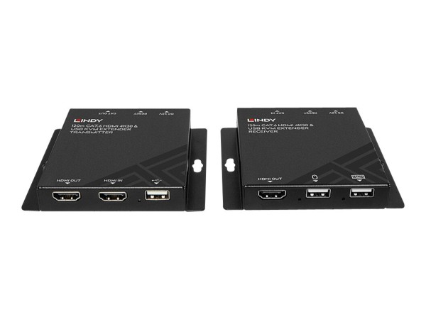LINDY 120m Cat.6 HDMI 4K30 & USB KVM Extender 39381