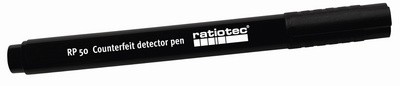 ratiotec Falschgeld-Prüfstift "RP 50", schwarz