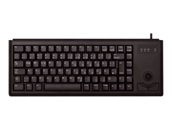 CHERRY G84-4400LPBGB-2 + Trackball Tastatur schwarz 2xPS/2 (GB)(EN) G84-4400LPBGB-2