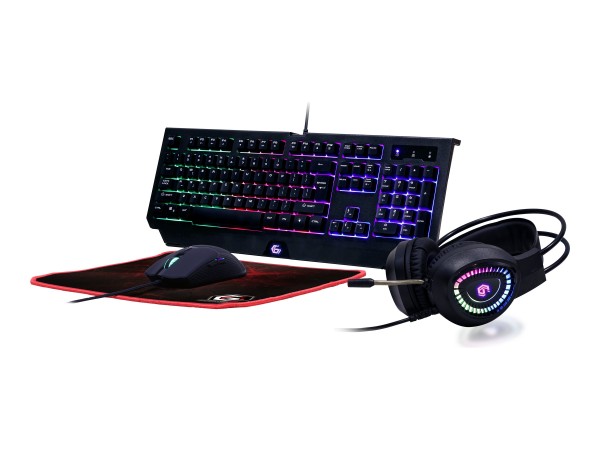 GEMBIRD 4-in-1-Gaming-Kit mit Hintergrundbel. HU-Layout GGS-UMGL4-01-HU