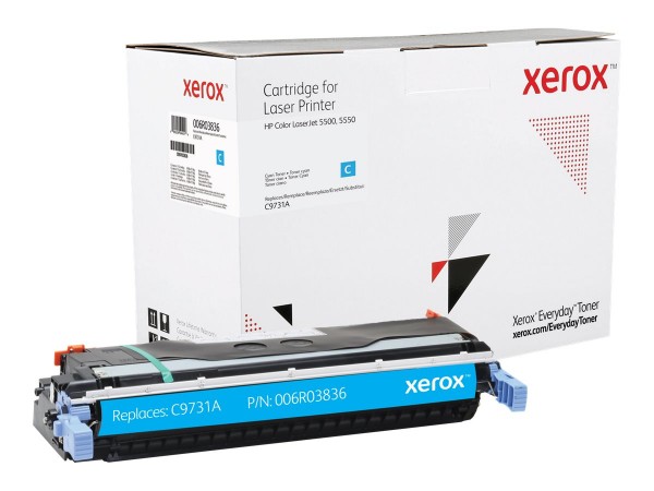 XEROX Everyday - Toner Cyan - ersetzt HP 645A für HP Color LaserJet 5500, 5 006R03836