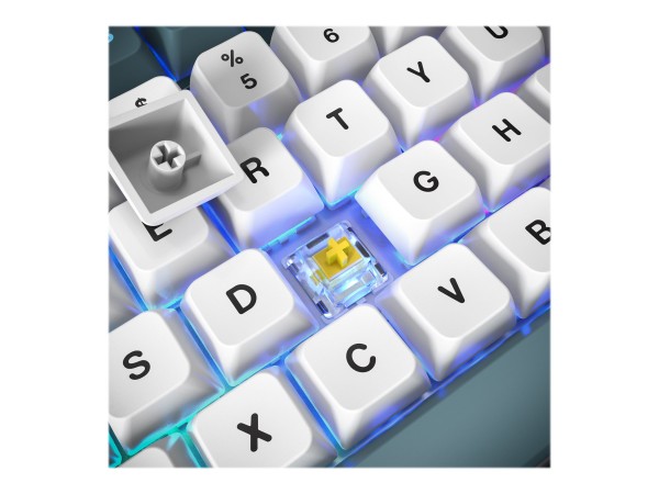 MONTECH MKey Freedom Gaming Tastatur - Gateron Yellow (US) (MK105FY) MK105FY