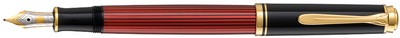 Pelikan Füllhalter "Souverän 600", schwarz/rot, M