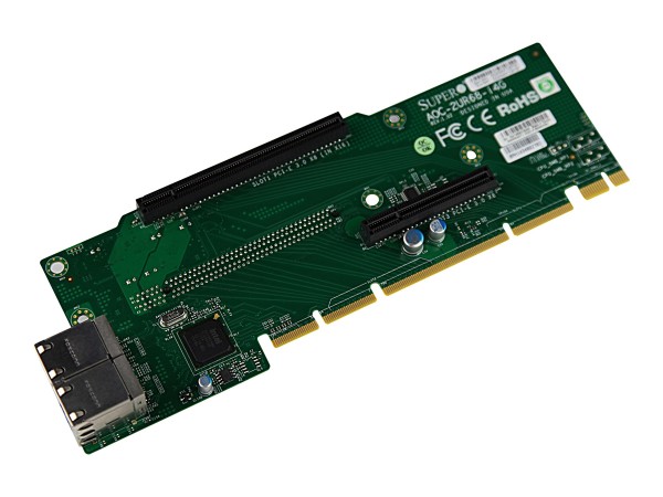 SUPERMICRO SUPERMICRO AOC-2UR68-I4G - verkabelt - PCI-E - Ethernet - 1000 Mbit/Sek - Intel i350 - 10 - 100 - 10