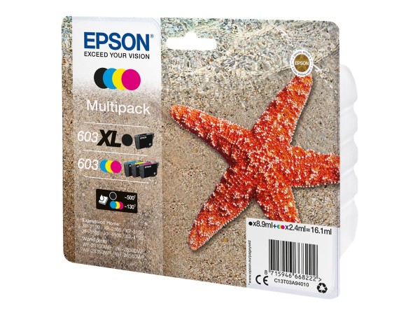 EPSON EPSON MULTIPACK 4-COLOURS 603 XL BLK
