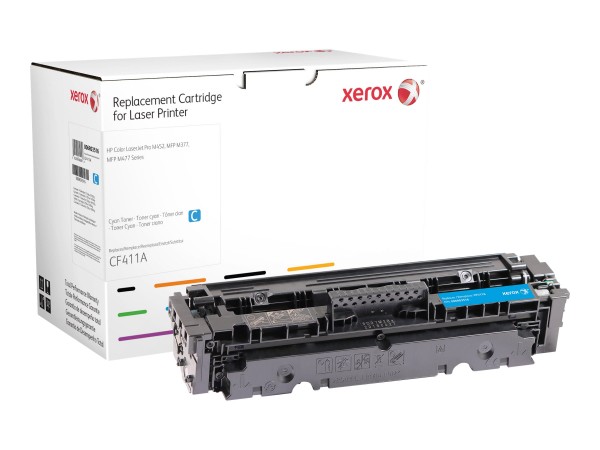 Xerox Tonerpatrone Cyan. Entspricht HP CF411A. Mit HP Color LaserJet Pro MFP M477 - LaserJet Pro MFP M377 - Pro M452 kompatibel - 2900 Seiten - Cyan - 1 Stück(e)