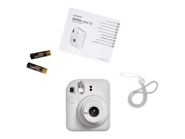 FUJIFILM Instax Mini 12 - Instant Camera - clay white 16806121