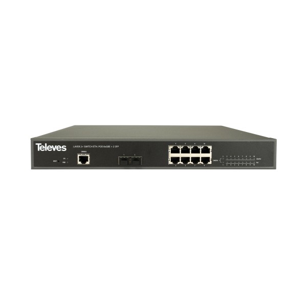 TELEVES Ethernet Switch L2+:8xGbEthernet 1 Stück 769140