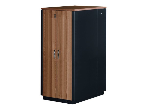 DIGITUS SOUNDproof Schrank 1666x750x1130 Holzoberflä. Teak DN-19 32U-SO-T