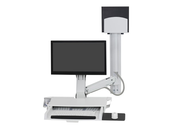 ERGOTRON StyleView Sit-Stand Combo Ablageflaechen-System weiss fuer LCD bi 45-270-216