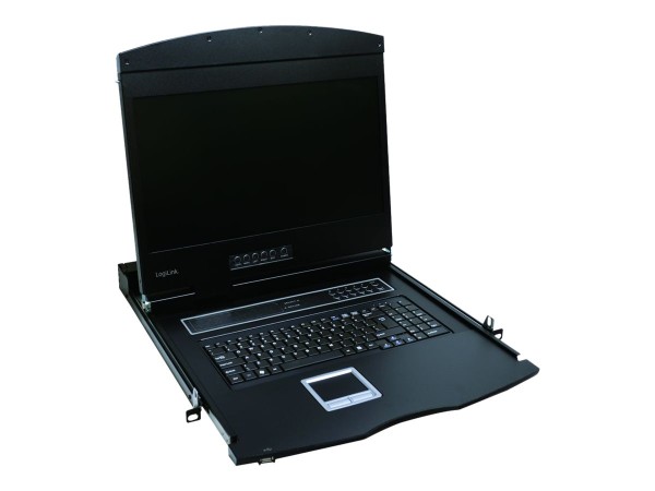 LOGILINK 19 LCD KVM Konsole mit 19 TFT Monitor & Tastatur LC902US
