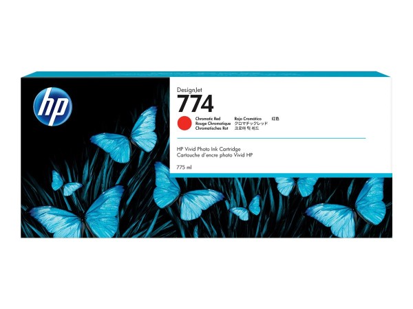 HP 774 775-ML CHROMATIC RED P2W02A