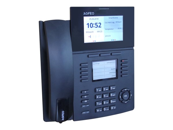 AGFEO Systemtelefon ST56 IP SENSORfon schwarz