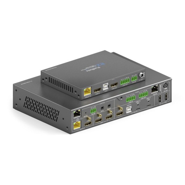 PURELINK 18Gbps USB-C KVM-Switcher mit Dante und Multiview, 4K (60Hz 4:4:4) PT-PSW-52KVM