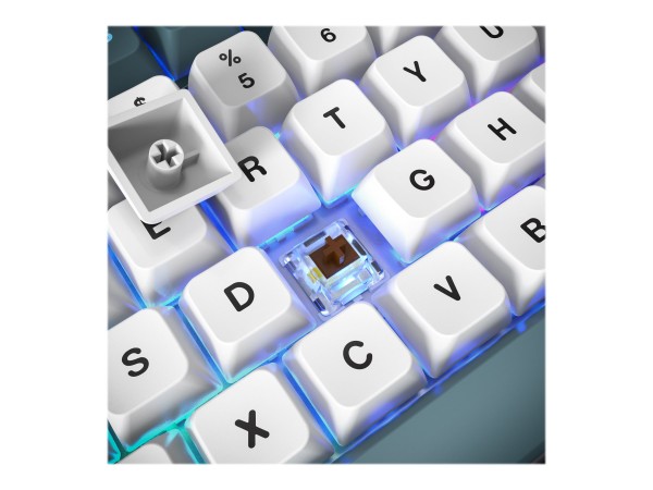 MONTECH MKey Freedom Gaming Tastatur - Gateron Brown (US) (MK105FB) MK105FB