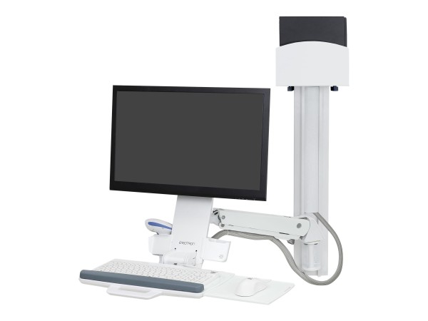 ERGOTRON StyleView Sit-Stand Combo System weiss fuer LCD bis 61cm 24 Zoll T 45-271-216