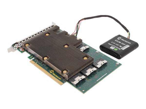 MICROCHIP TECHNOLOGY SmartRAID 3258Up-32i/e - SAS-4 - Serial ATA III - PCI 3258UPC32IX2S