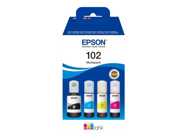 EPSON 102 EcoTank 4-colour Multipack C13T03R640