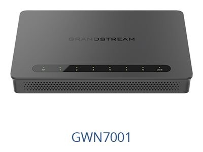 GRANDSTREAM GWN7001 Multi-WAN-Gigabit-VPN-Router mit integrierten Firewalls GWN7001