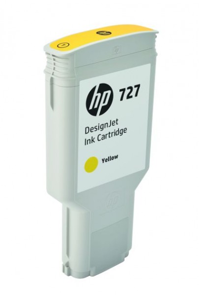 HP 727 - 300 ml - Dye-Based Yellow