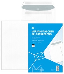 MAILmedia Versandtasche Offset weiß, C5, ohne Fenster