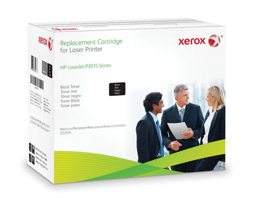 Xerox Tonerpatrone Schwarz. Entspricht HP CE255X. Mit HP LaserJet M525 MFP - LaserJet P3010 - LaserJet P3015 - LaserJet P3016 kompatibel