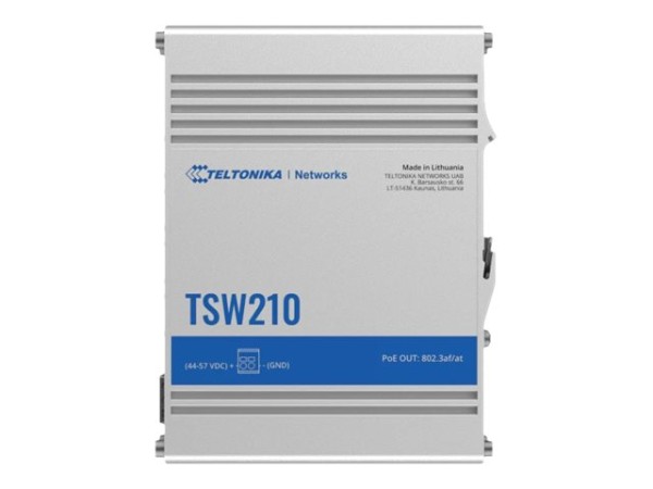 TELTONIKA IP30 Industrie 8-Port 1Gbit 2-Port SFP unmanaged Switch -40°C ( T TSW210