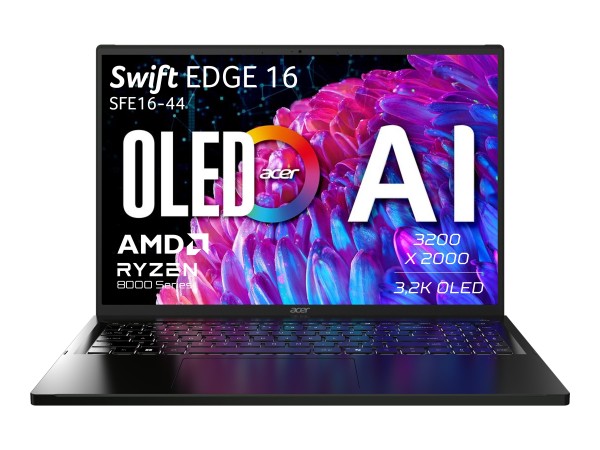 ACER Swift Edge 16 SFE16-44-R7GV 40,6cm (16") R5-8640U 16GB 512GB W11 NX.KTDEG.006