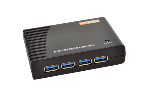 EXSYS USB 3.0 HUB 4-Port extern mit Netzt. EX-1125