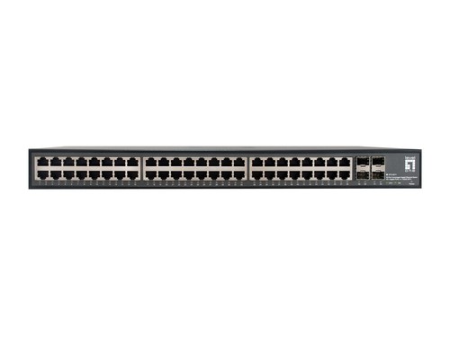 LEVELONE Switch 48x GE GTU-5211 4x10GSFP+19" GTU-5211