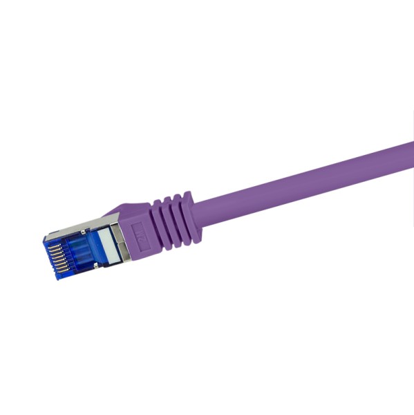LogiLink Patchkabel Ultraflex, Kat.6A, S/FTP, 10 m, violett